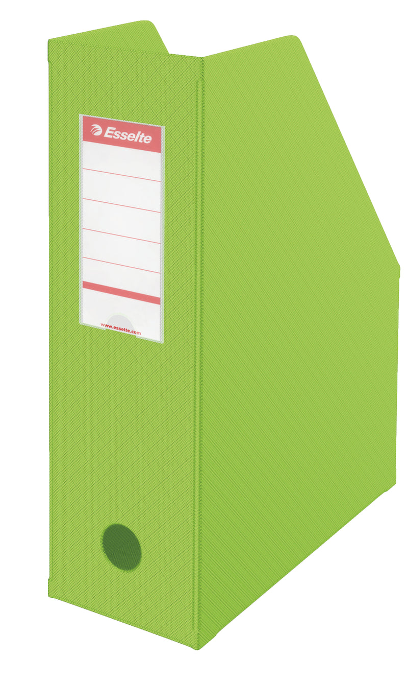 Suport Documente Plastic Verde 10 cm Pliabil Esselte