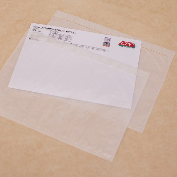Plic GPV Port Document C5 Fereastra Plastic 225x160mm 1000 Buc/Cutie - imagine 2