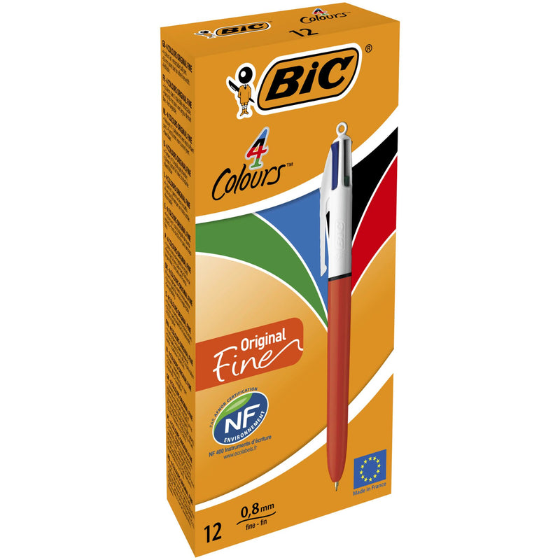 Pix cu Mecanism 4 Culori Fine BIC