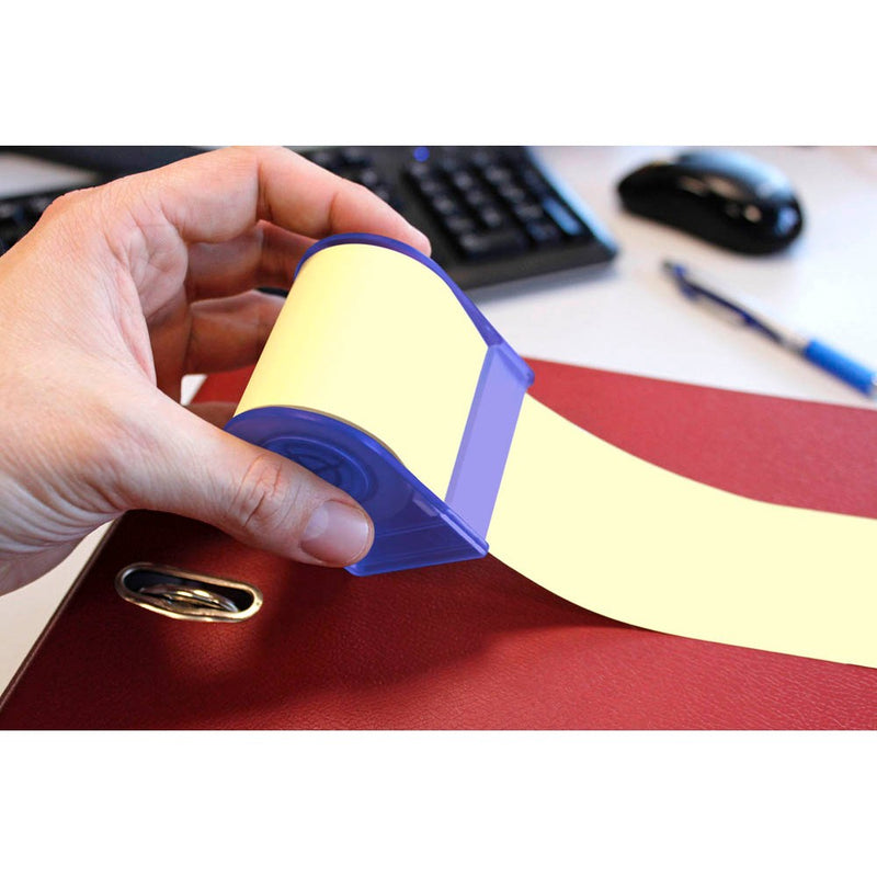 Dispenser Notes Adeziv în Rolă 60 mm x 10 m, Galben Pal - Info Notes