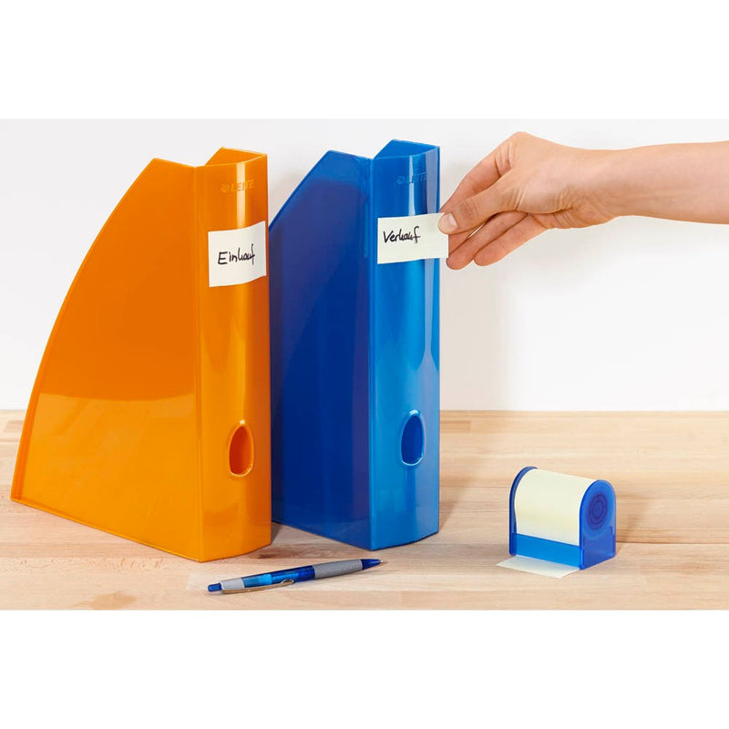 Dispenser Notes Adeziv în Rolă 60 mm x 10 m, Galben Pal - Info Notes