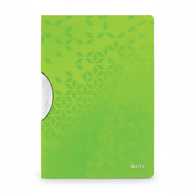 Dosar plastic cu clip verde LEITZ format A4