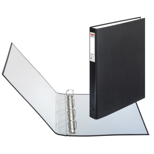 Caiet Mecanic A4 4 Inele Negru Herlitz