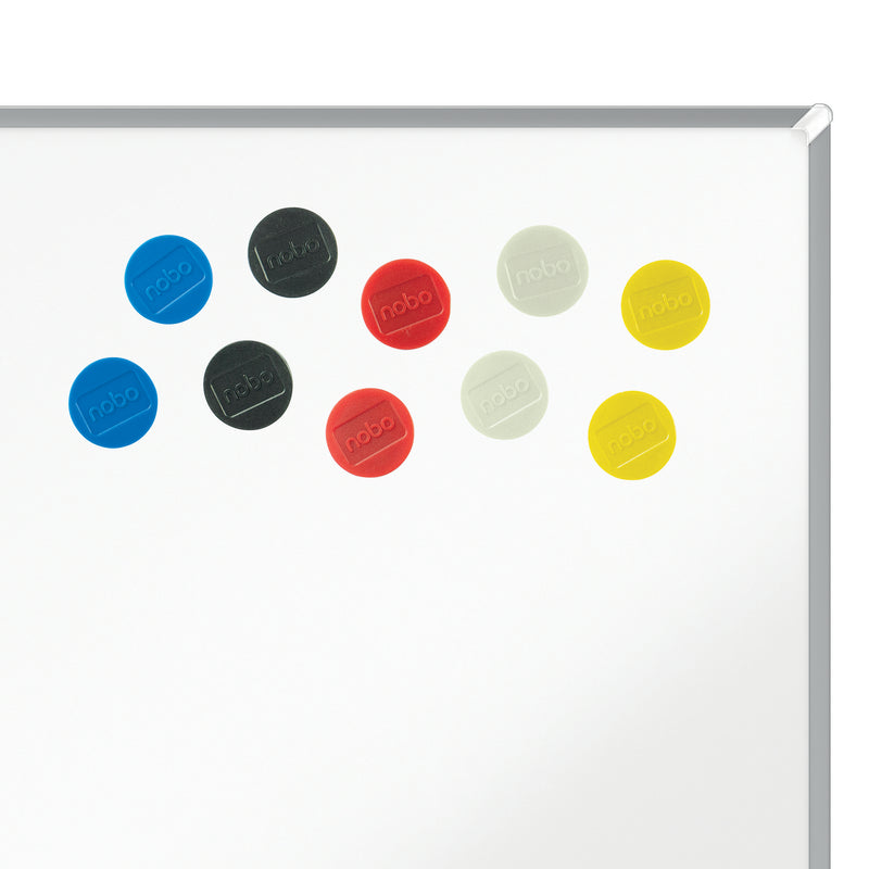 Magneți Whiteboard Colorați 38 mm 10 buc Nobo