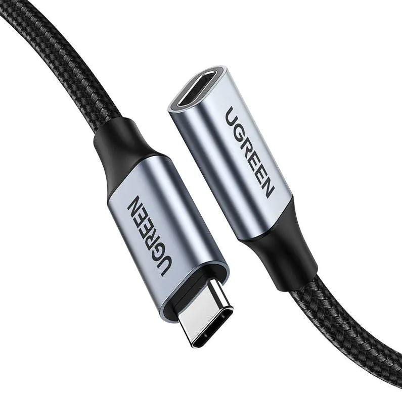 Cablu prelungitor USB-C Ugreen US372 tata-mama 1m gri