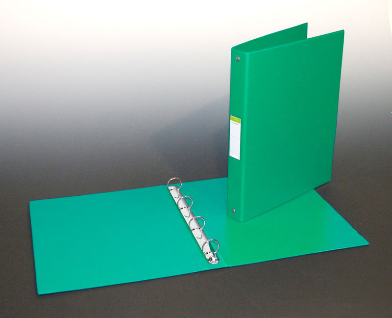 Caiet Mecanic A4 Plastifiat PVC 4 Inele 25mm Aurora Verde