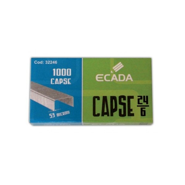 Capse 24/6 1000 buc/cut Ecada