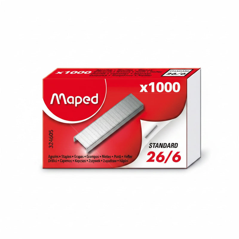 Capse 26/6 1000 buc/cut Maped