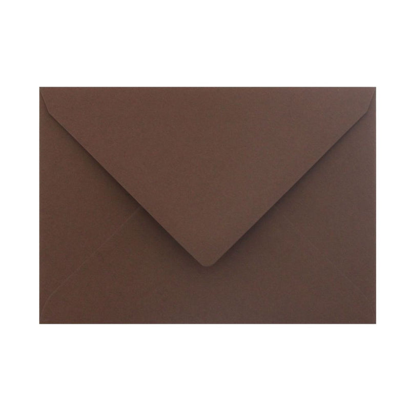 Plic Color Maro Ciocolată C6 114x162mm Gumat 25 Buc/Set - Daco