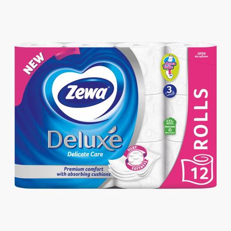 Hartie igienica Zewa Delicate Care 3 straturi - 12 role