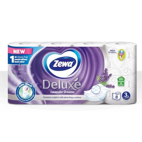 Hartie igienica Zewa Deluxe Lavender Dreams 8 role