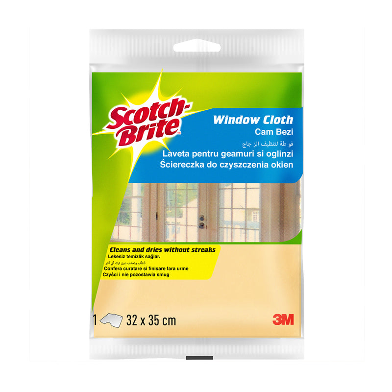 Lavete Scotch-Brite uz general si microfibra Geamuri, 32 x 35 cm, 1 buc