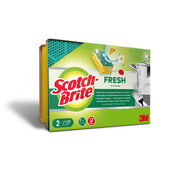 Bureti vase Scotch-Brite cu protectie unghii - 2 buc Fresh, curățare puternică