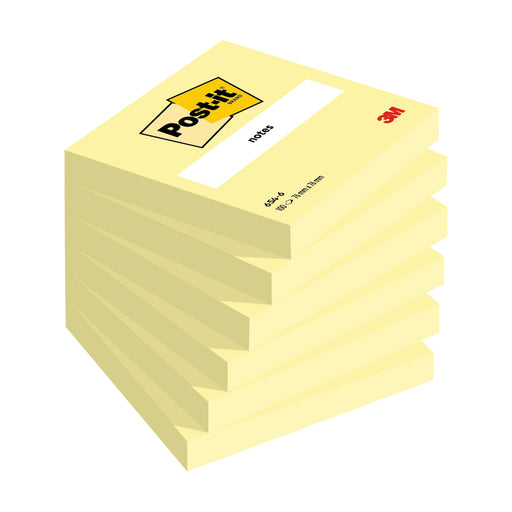 Notes adeziv Post-it, galben Canary Yellow, 76 x 76 mm, 100 file