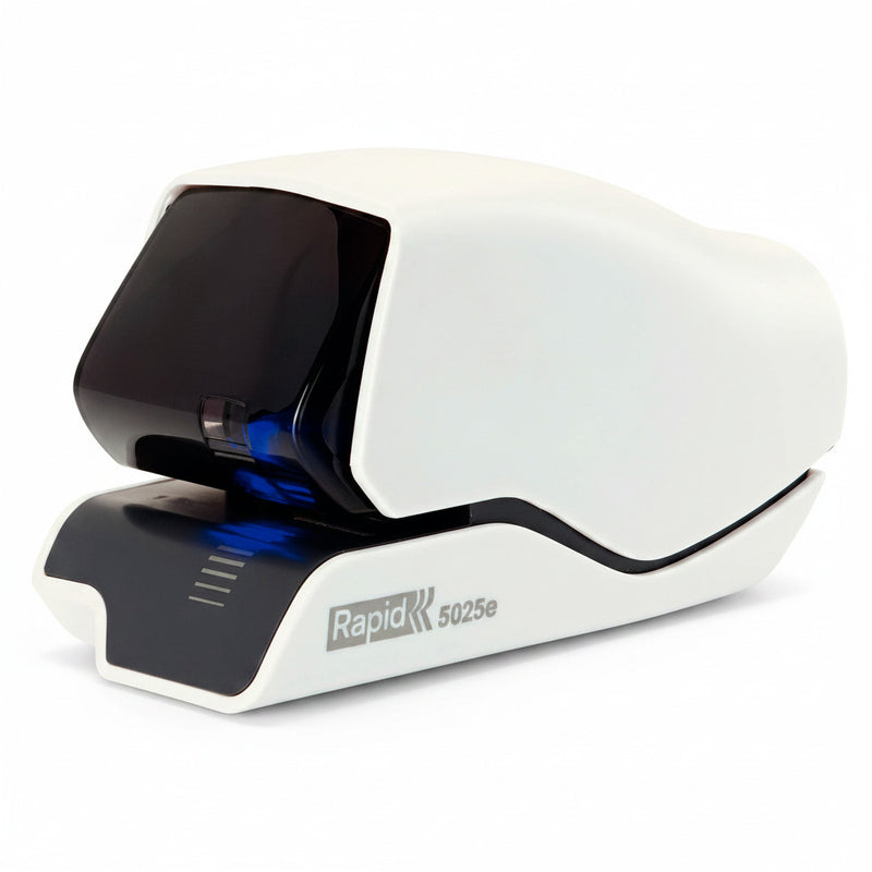 Capsator electric Rapid Supreme 5025E, capse 26/6, 25 coli - Alb