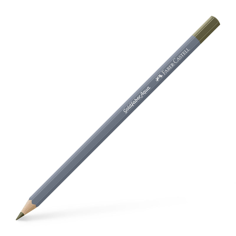 Creion Colorat Acuarelă Goldfaber Aqua Faber-Castell Verde Oliv Gălbui 173