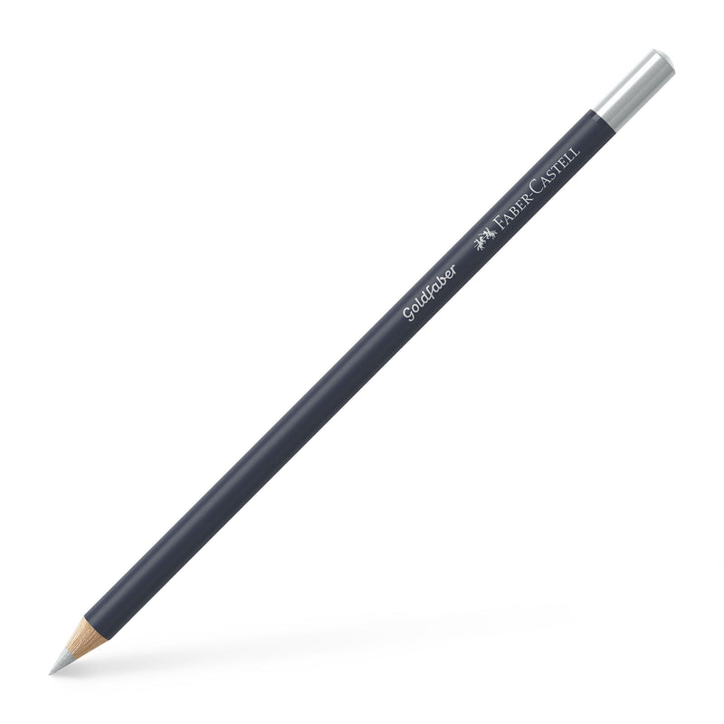 Creion Colorat Goldfaber Faber-Castell Argintiu