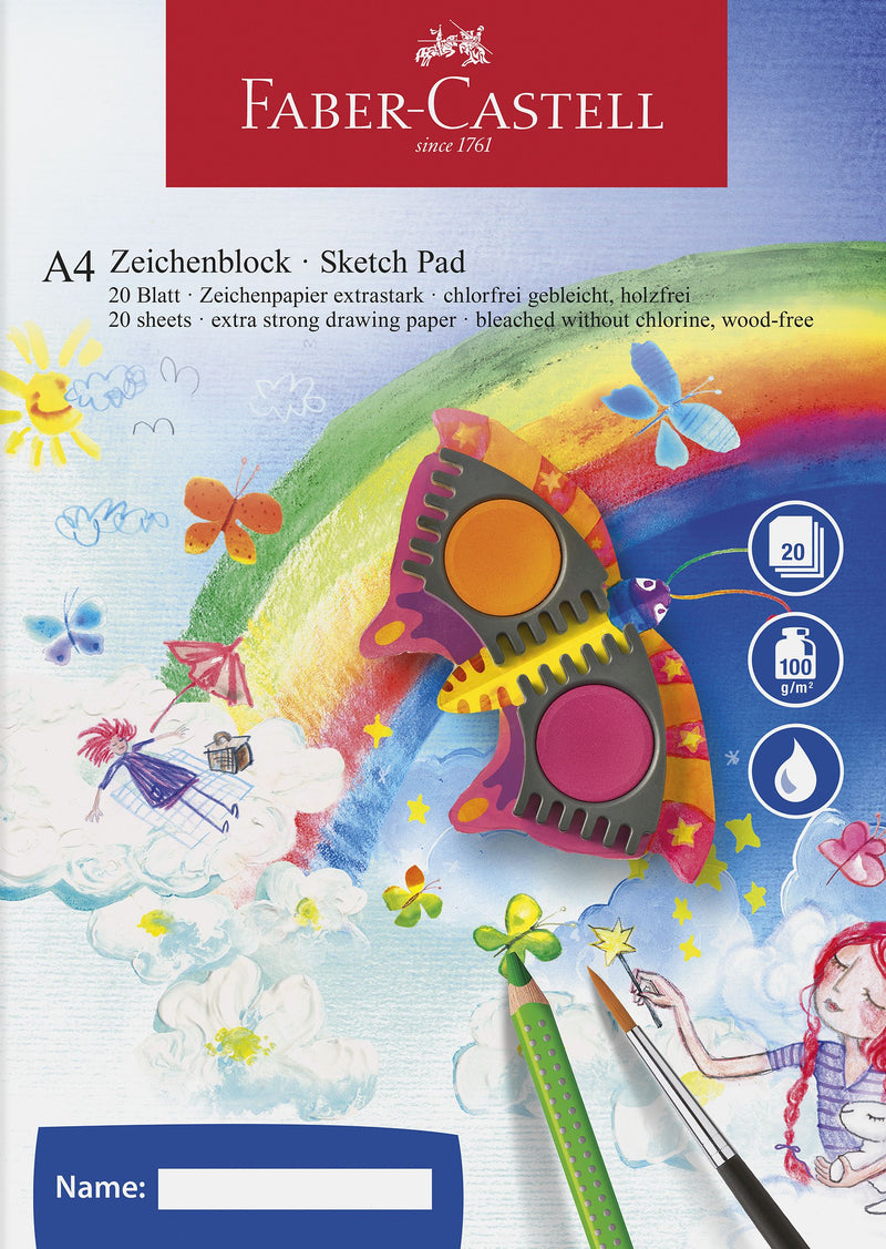 Bloc Desen A4 20 File 100 g/mp Faber-Castell