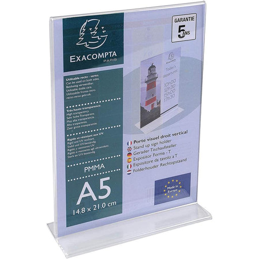 Display Prezentare A5 Portret Tip T Exacompta