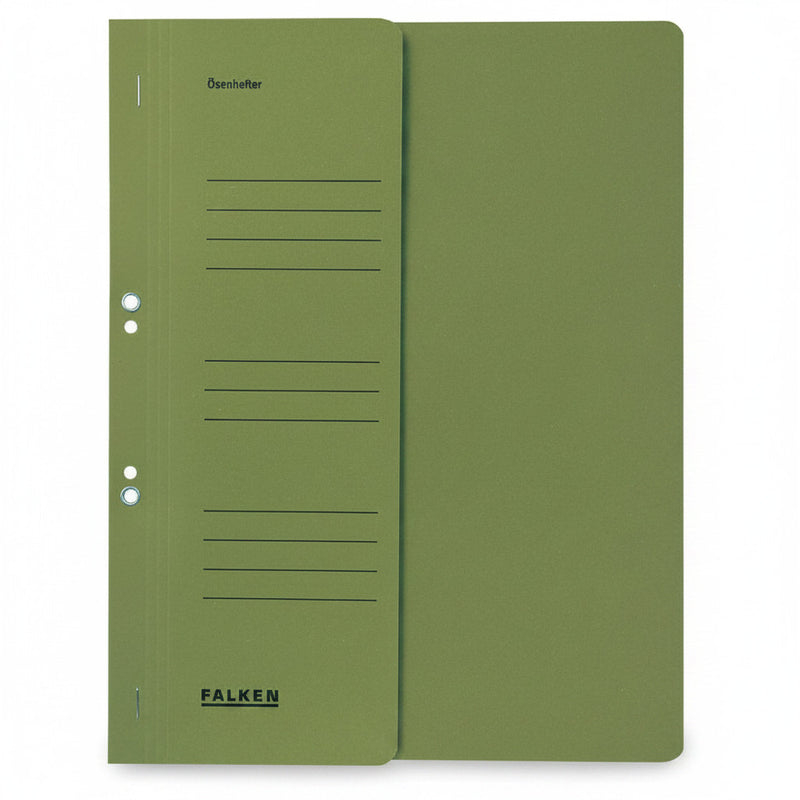 Dosar Carton Capse 1/2 Verde Falken/ Exacompta pentru organizarea și arhivarea documentelor