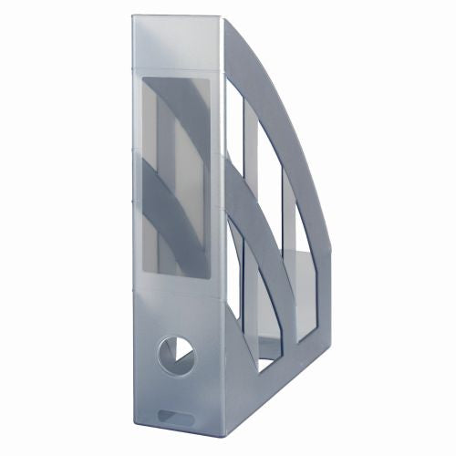 Suport Dosare Plastic A4 Clasic Gri Translucid - HERLITZ