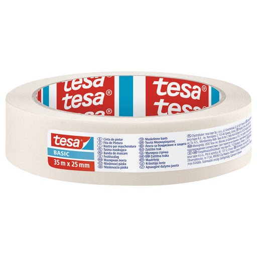 Bandă Adezivă de Mascare Hârtie 35 m x 25 mm Tesa