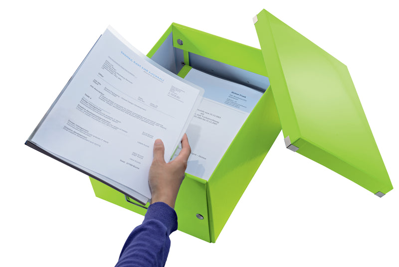 Cutie Depozitare Medie Verde Click&Store 281x200x370mm - Leitz