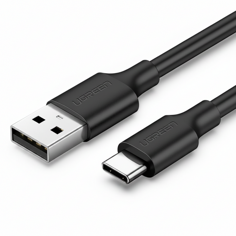Cablu Ugreen US287 USB la USB-C 0.25m 3A Negru