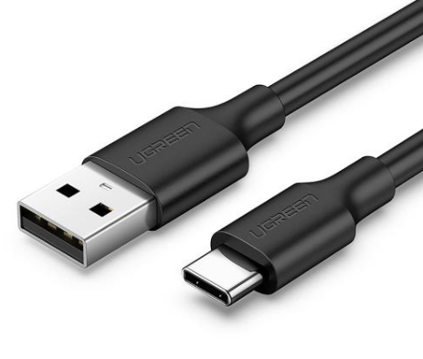 Cablu USB la USB-C Ugreen US287 5V/2A 0.5m negru
