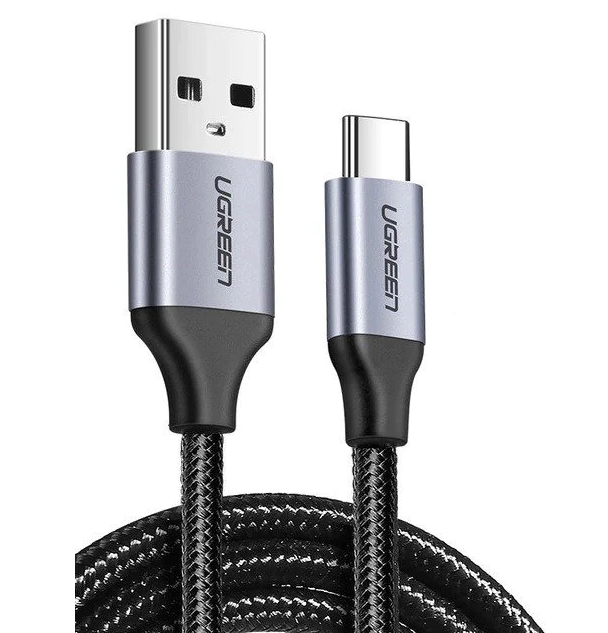 Cablu USB la USB-C Ugreen US288 5V/3A braided 0.25m