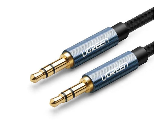 Cablu audio AV112 stereo (3.5 mm jack T/T) 2m braided albastru - Ugreen