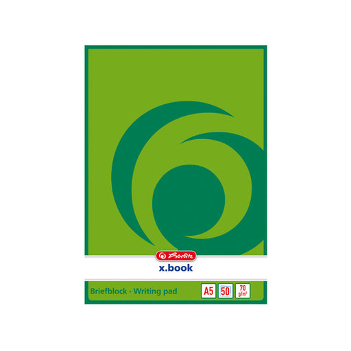 Bloc Notes X.Book A5 Velin 60g 50 File Herlitz, copertă seria x.book și hârtie de 60 g/mp