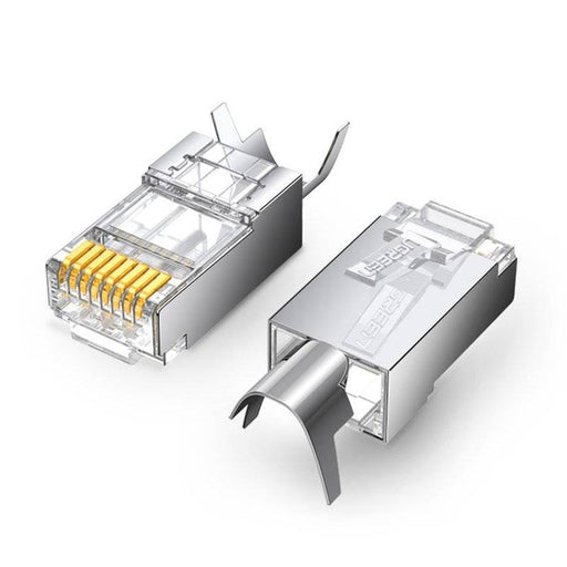 Mufa RJ-45 NW123 pt. cablu UTP Cat6A/7 RJ-45 (T) shielded plastic 10 buc - Ugreen