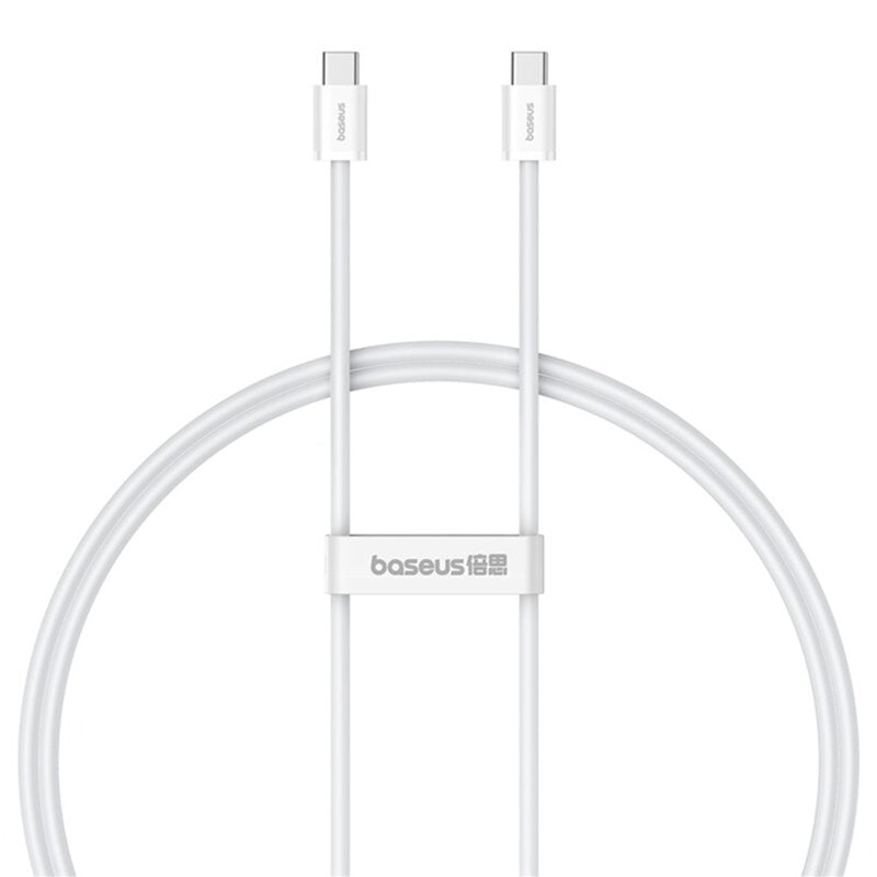 Cablu Superior USB-C la USB-C 2m 30W Alb - Baseus
