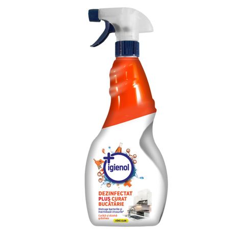 Dezinfectant antibacterian Igienol cu pulverizator 750 ml Bucătărie