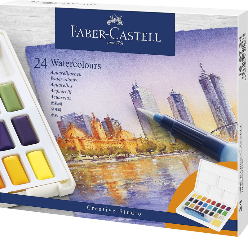 Acuarele Creative Studio 24 Culori Faber-Castell