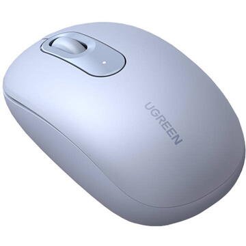 Mouse MU105 PC sau NB wireless 2.4GHz optic 3/1 butoane/scroll 2400 dpi albastru - Ugreen