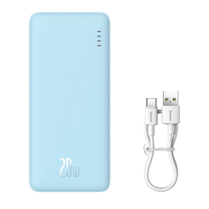 Baterie Externă Airpow 10000mAh 20W Albastru Baseus