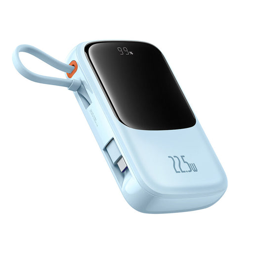 Baterie Externă Qpow Pro+ 10000mAh 22.5W Albastru Baseus