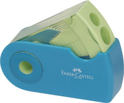 Ascuțitoare Plastic Dublă Sleeve Trend 2019 cu Container Faber-Castell
