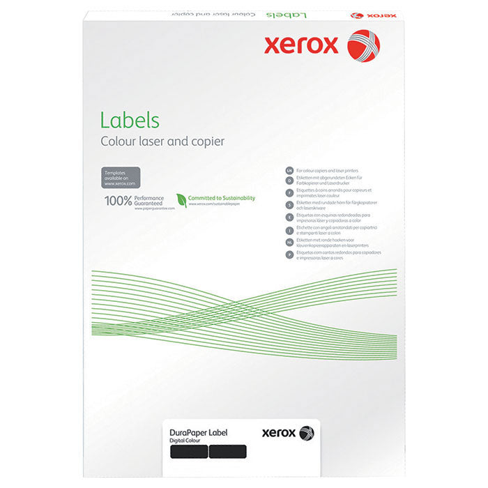 Autocolant Teslin A4 240 g/mp Alb 50 coli Xerox