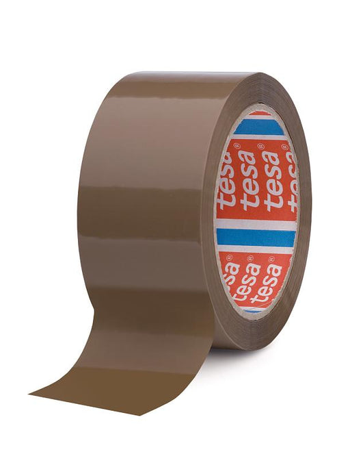 Bandă Adezivă Maro 66 m x 75 mm Adeziv Cauciuc Sintetic Tesa