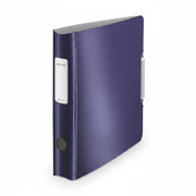 Biblioraft Plastifiat 5 cm 180° Albastru-Violet Style marca Leitz pentru organizarea și arhivarea documentelor