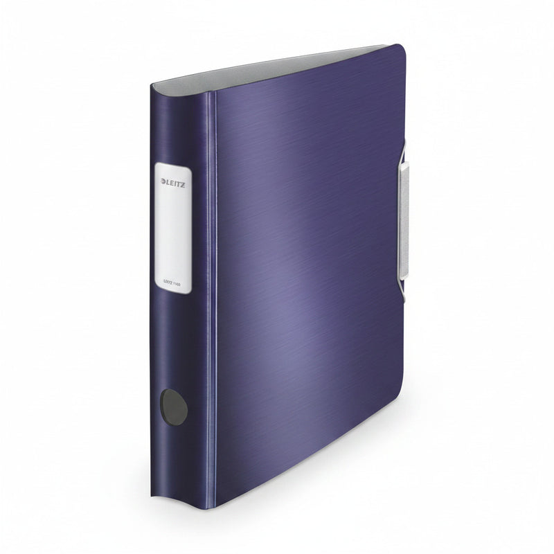 Biblioraft Plastifiat 5 cm 180° Albastru-Violet Style marca Leitz pentru organizarea și arhivarea documentelor