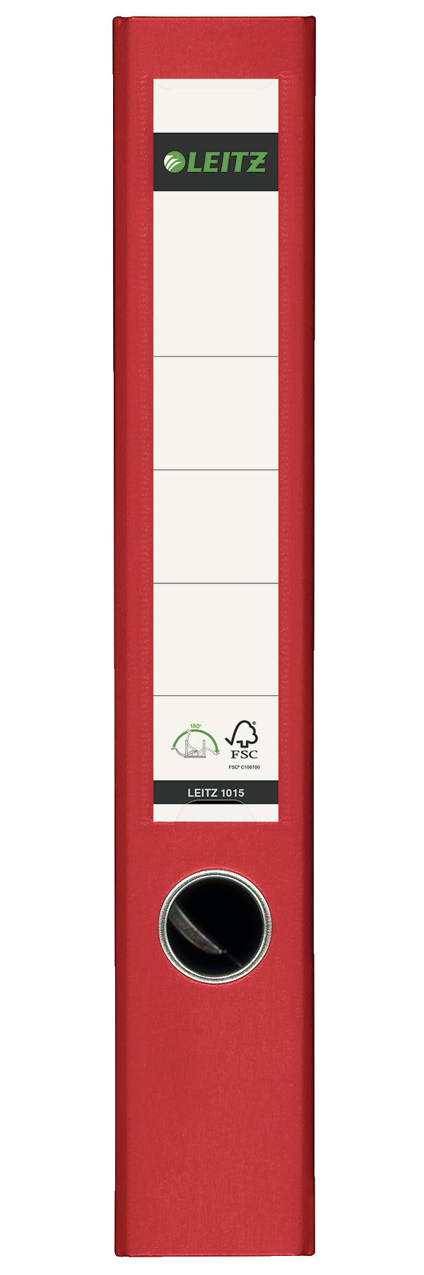 Biblioraft Plastifiat 5 cm 180° Roșu - Leitz