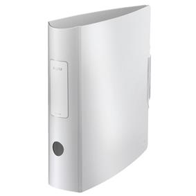 Biblioraft Plastifiat 7.5 cm 180° Alb Arctic Style marca Leitz pentru organizarea și arhivarea documentelor