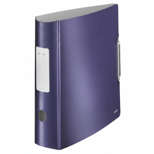 Biblioraft Plastifiat 7.5 cm 180° Albastru-Violet Style marca Leitz pentru organizarea și arhivarea documentelor