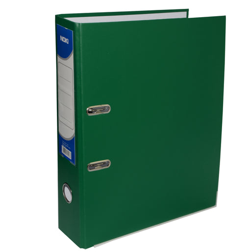 Biblioraft Plastifiat 7.5 cm Verde marca Noki pentru organizarea și arhivarea documentelor