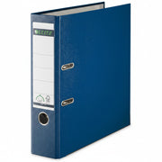 Biblioraft Plastifiat 8 cm 180° Albastru marca Leitz pentru organizarea și arhivarea documentelor