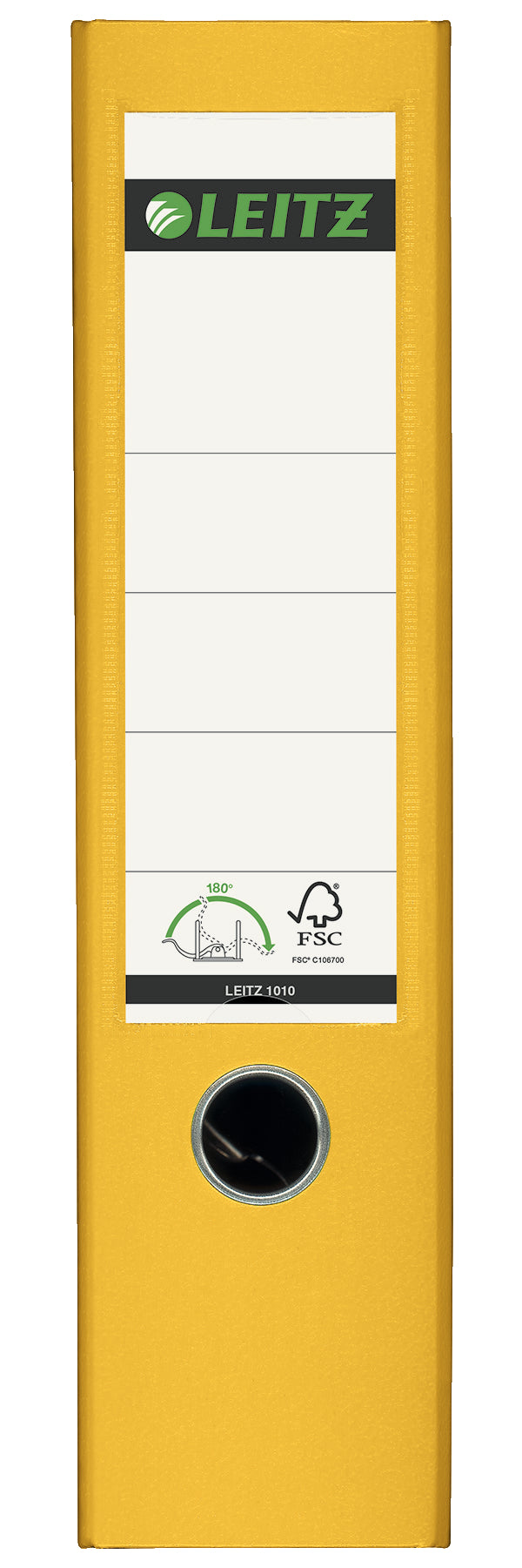 Biblioraft Plastifiat 8 cm 180° Galben - Leitz